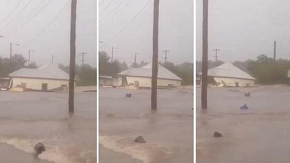 Nuoc lu cuon troi nha trong tran bao lich su o Australia hinh anh