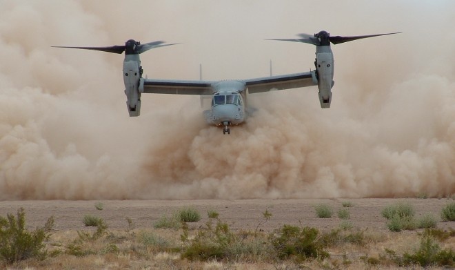 'Quai vat' MV-22 Osprey gap nan, 1 linh My tu vong hinh anh