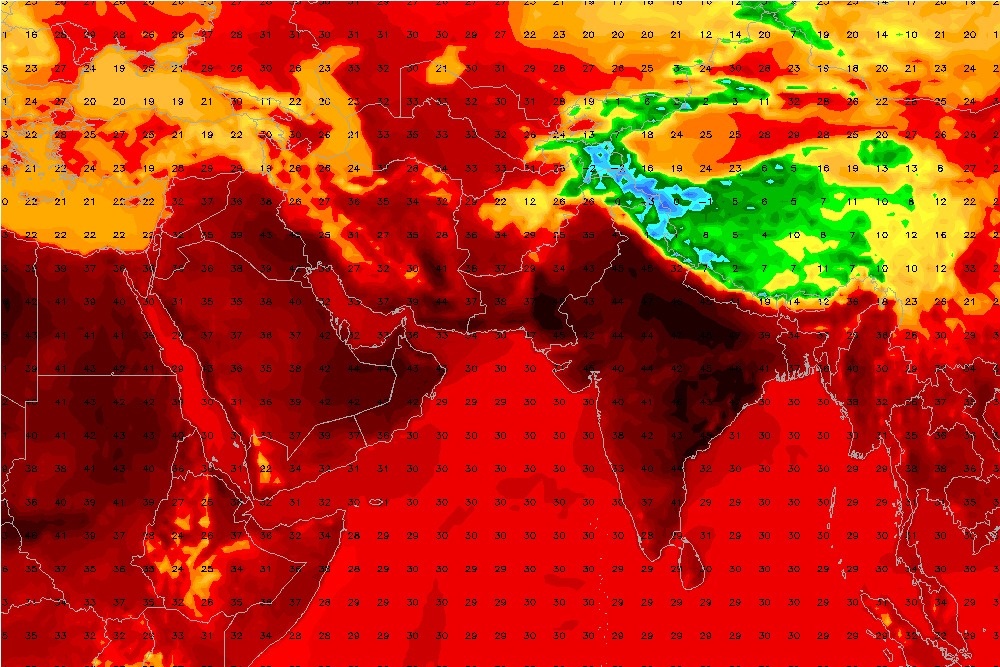 Ban do nang nong An Do qua anh ve tinh hinh anh