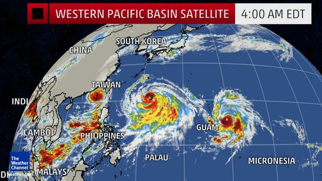 Do hoa 3 con bao tren Thai Binh Duong hinh anh