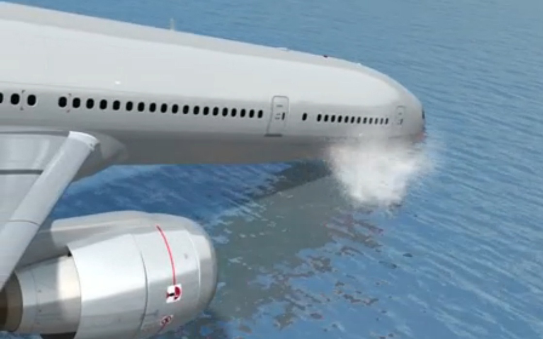 Mo phong MH370 lao xuong bien khien manh vo ban ra ngoai hinh anh