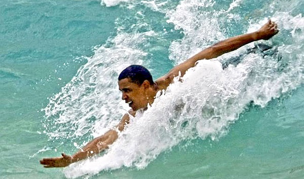 Tong thong Obama thu sinh ton trong moi truong hoang da hinh anh