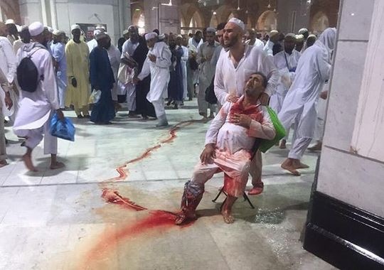 Khung canh hon loan trong vu sap thanh duong o Mecca hinh anh