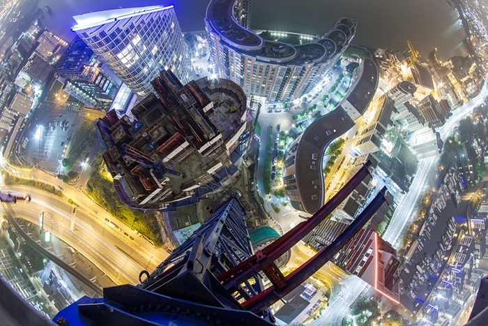 Goc nhin la ve cac do thi tu noc nha cao tang hinh anh