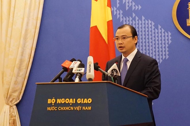 Viet Nam ra tuyen bo ve viec tau My tuan tra o Bien Dong hinh anh