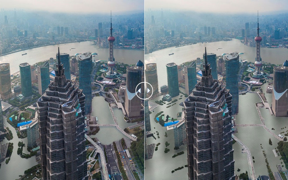 Vien canh do thi bi nhan chim khi trai dat tang 4 do C hinh anh