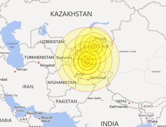 Dong dat 7,2 do Richter rung chuyen Trung A hinh anh