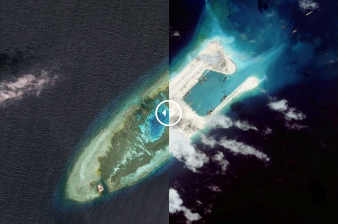 Bien Dong bien dang sau cac hoat dong boi lap cua Trung Quoc hinh anh