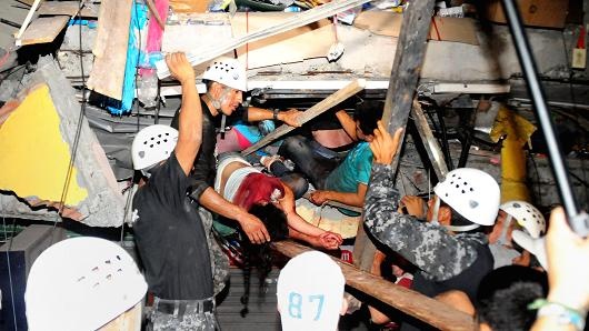 Động đất Ecuador ảnh 2 Dong dat Ecuador anh 2