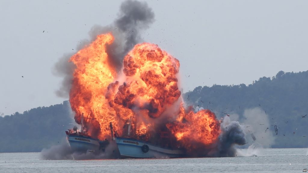 TQ to Indonesia ban tau ca, lam bi thuong ngu dan hinh anh