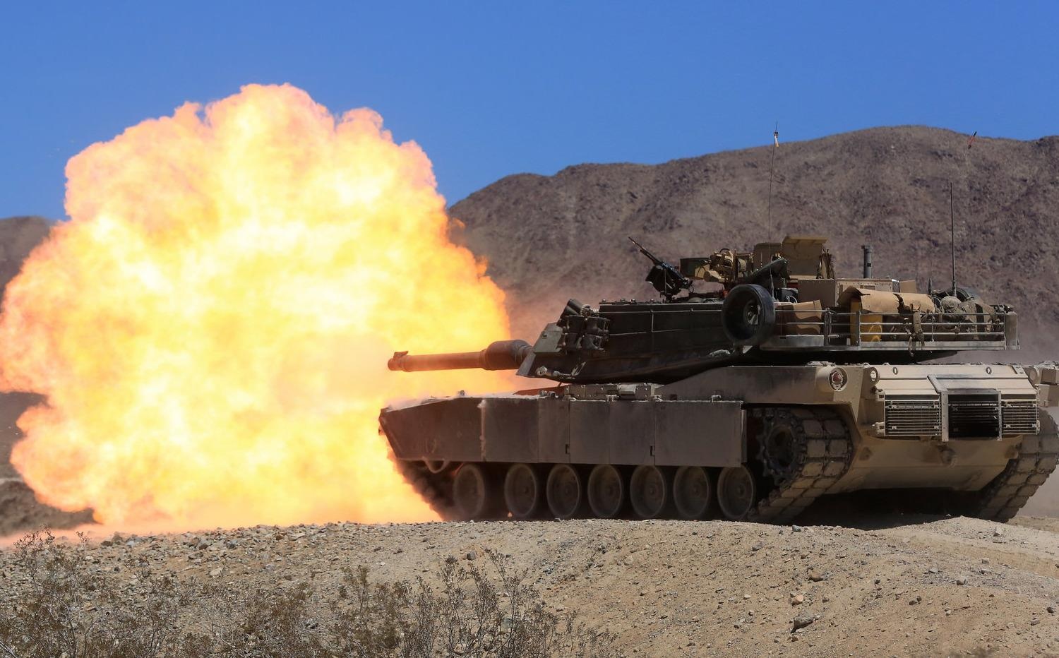 Suc manh xe tang chu luc cua quan doi My hinh anh