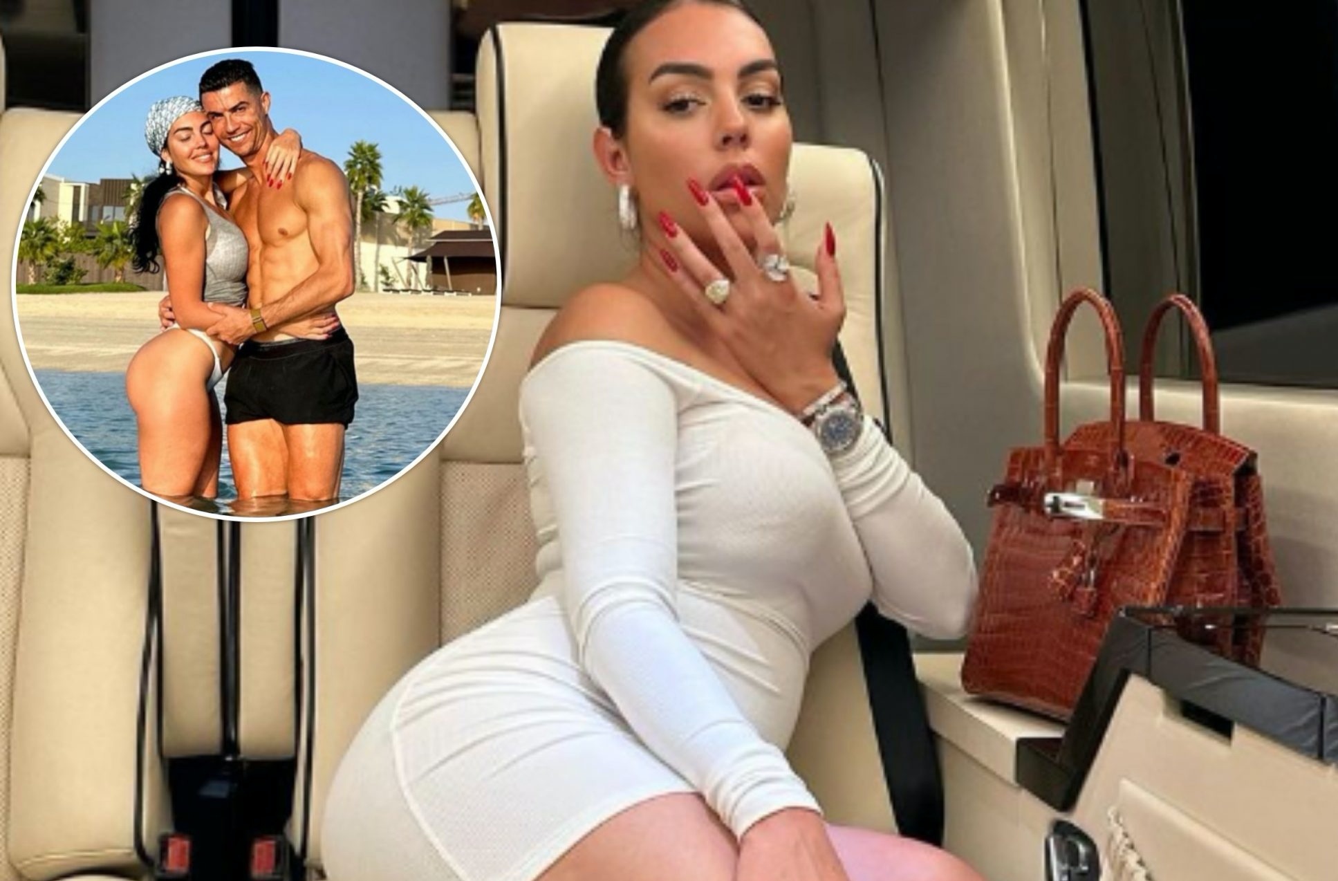 Ban gai Ronaldo lai gay sot hinh anh