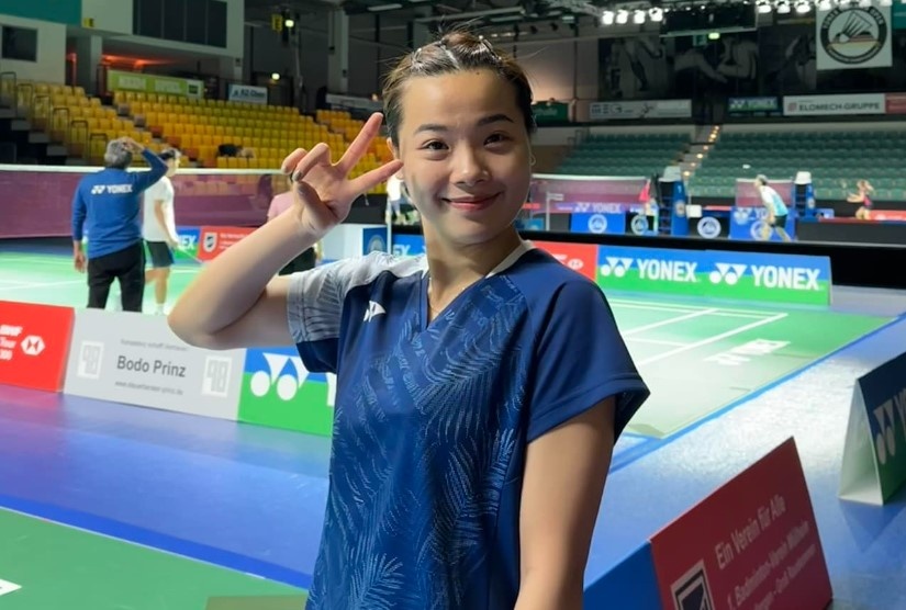 Thuy Linh danh bai cuu vo dich the gioi nguoi Thai Lan hinh anh