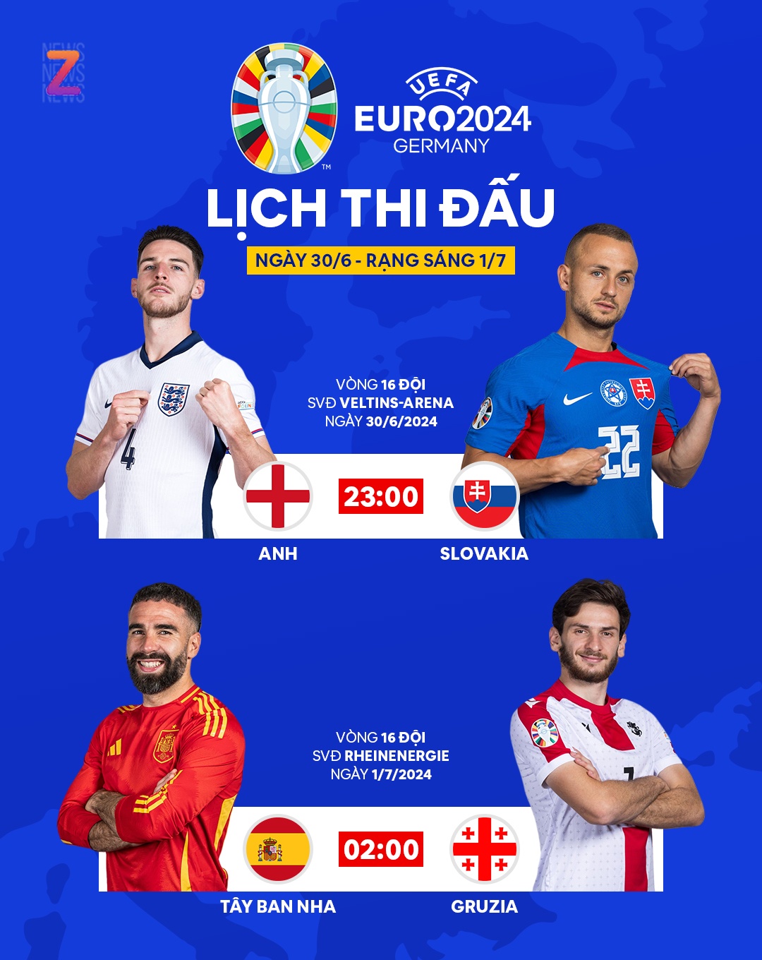 Anh,  Tay Ban Nha,  Georgia,  Slovakia anh 4