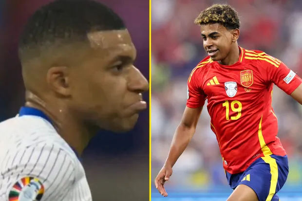 Mbappe va Pedri kinh ngac truoc sieu pham cua Yamal hinh anh