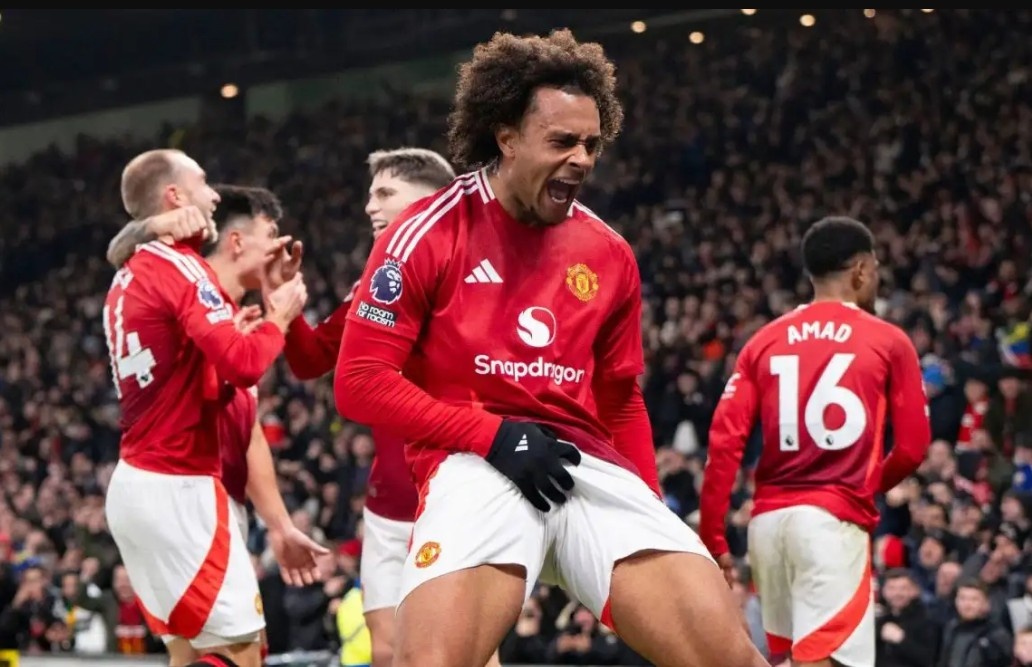 Hanh dong dep cua Zirkzee voi Amad hinh anh