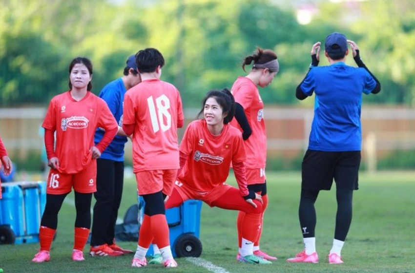 Tuyen nu Viet Nam tang toc chuan bi vong loai chau A hinh anh