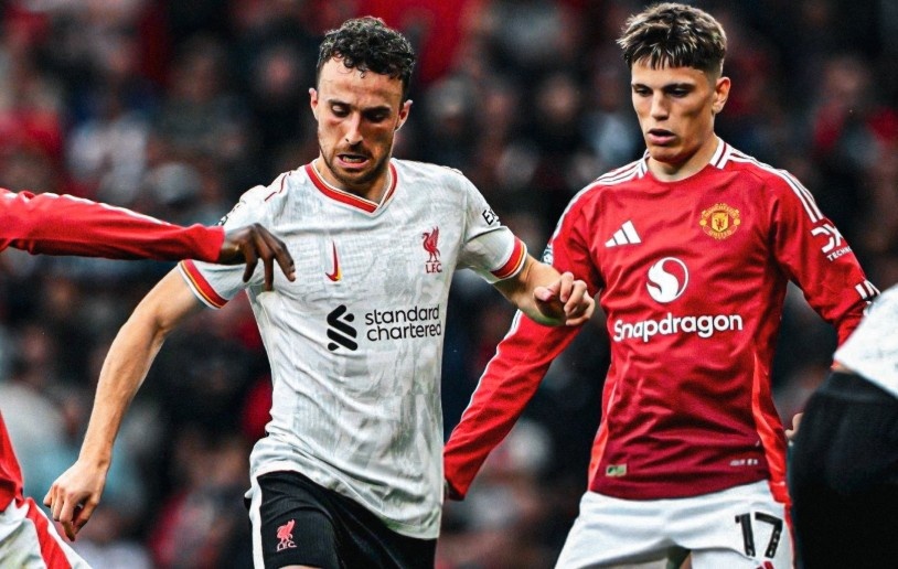 Phan ung cua Man Utd khi Jota qua doi hinh anh