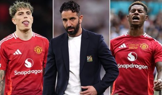 Rashford noi gian voi Amorim hinh anh