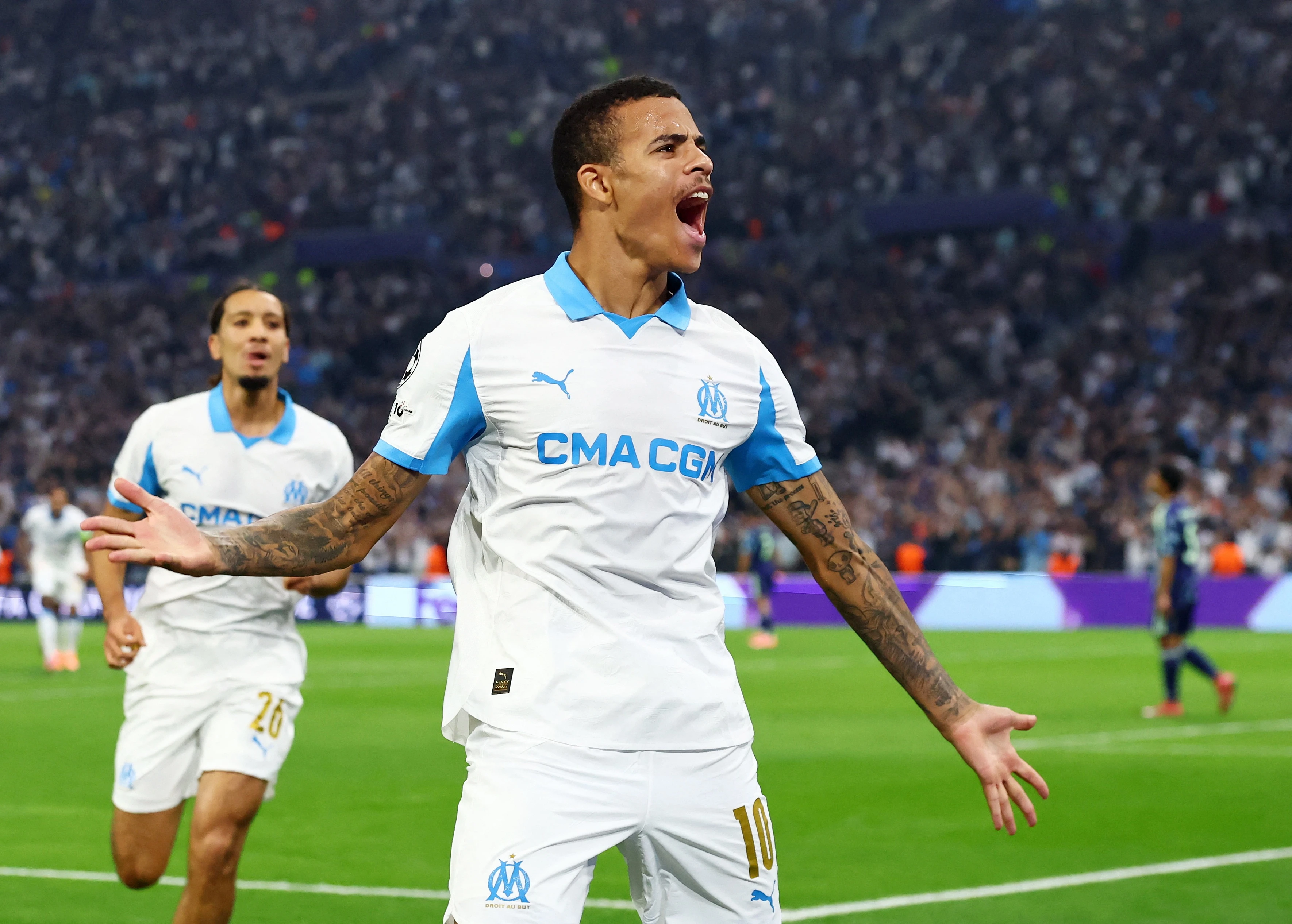 Greenwood toa sang o Champions League hinh anh