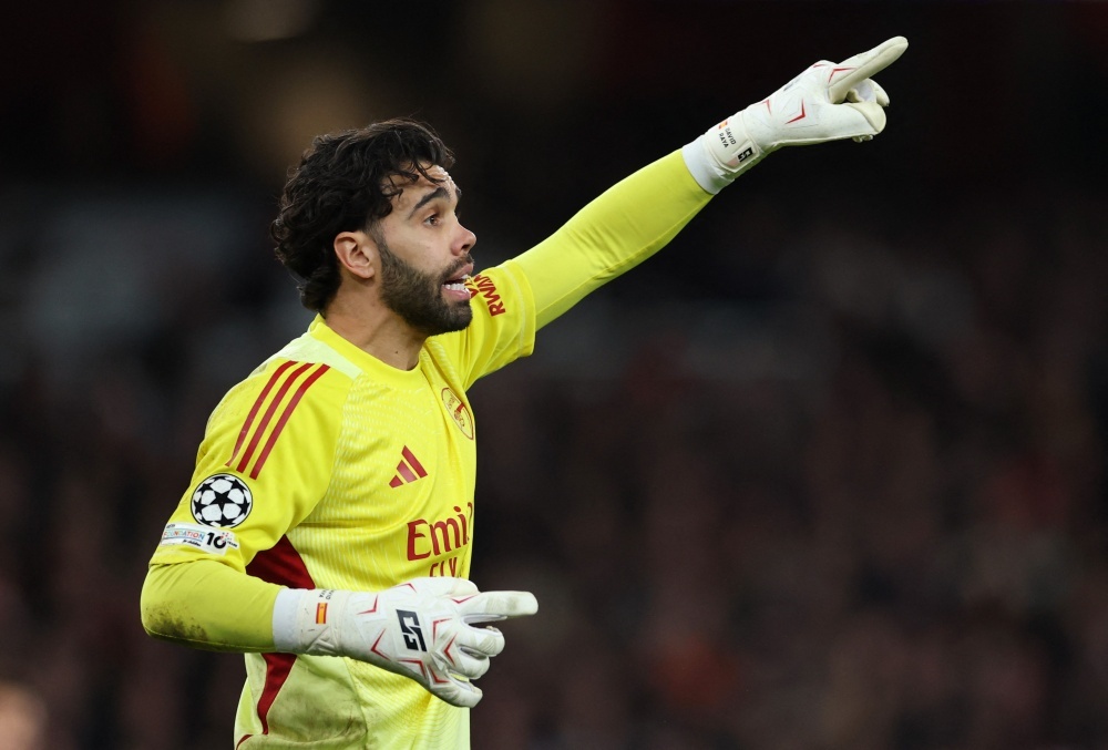 Nghich ly David Raya hinh anh