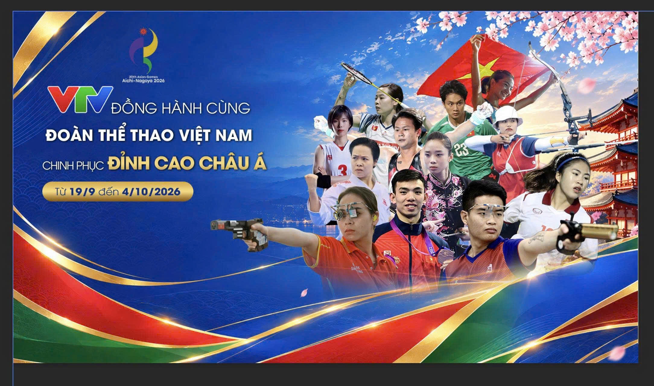 VTV sở hữu bản quyền phát sóng ASIAD 20