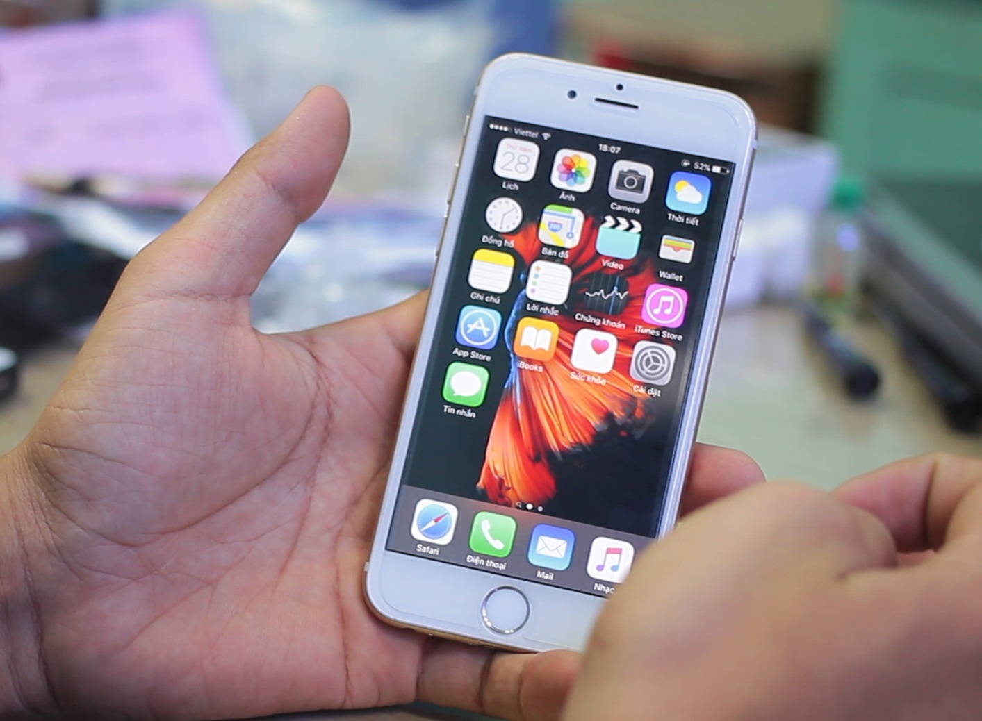 iPhone 6S dung ruot 5S co 3D Touch o Sai Gon hinh anh