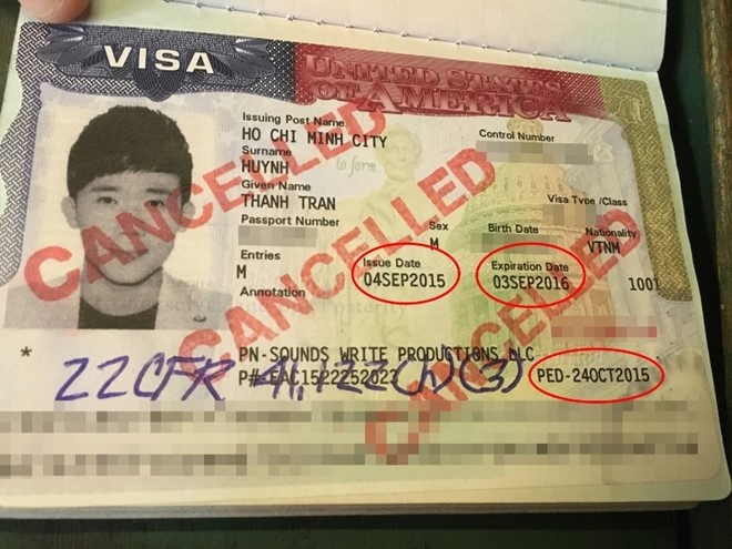 Visa Tran Thanh anh 1