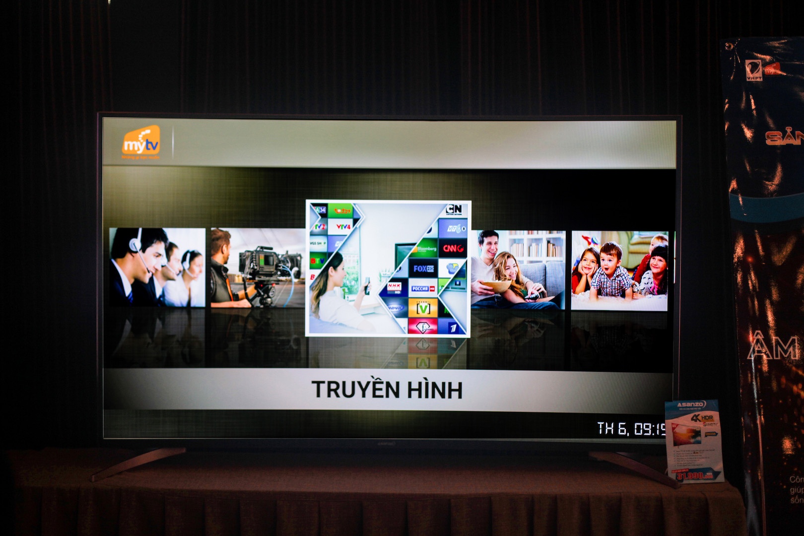 TV 4K man hinh cong made in Viet Nam ra mat, gia tu 22 trieu hinh anh