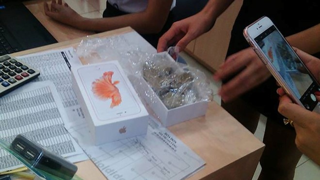 13 chiec iPhone 6S bi trao soi da o Yen Bai hinh anh