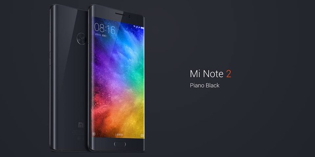Xiaomi Mi Note 2 ra mat man hinh cong anh 1