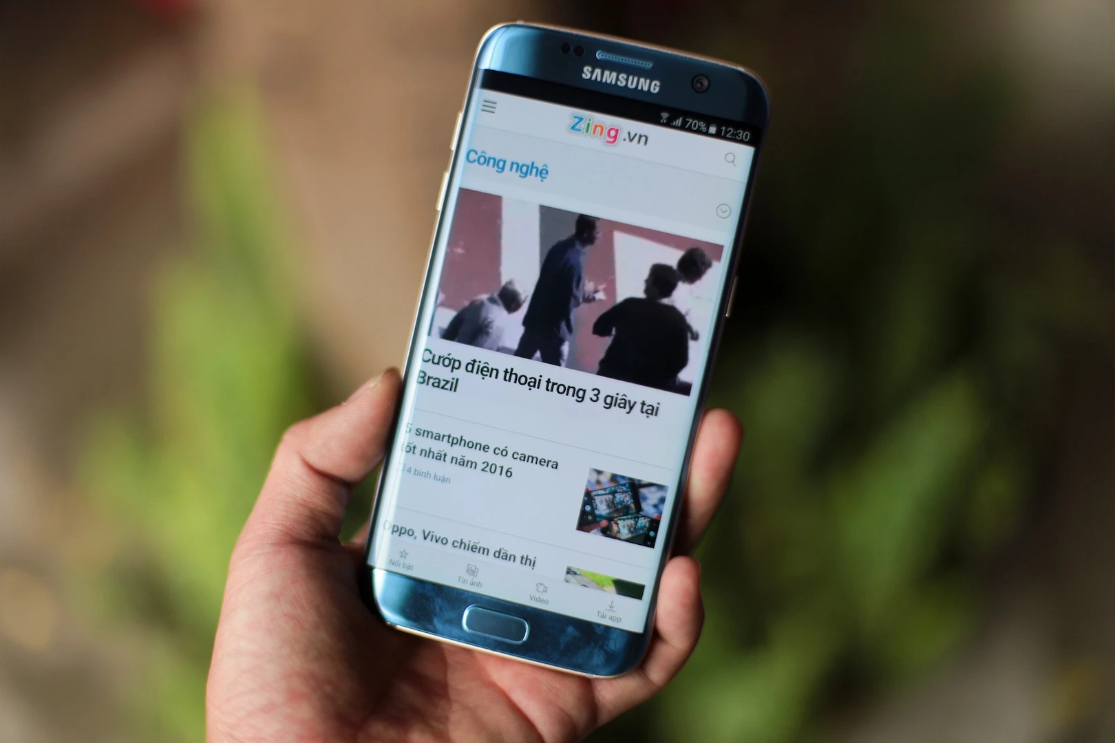 Samsung Galaxy S7 Xanh san ho tai Viet Nam, anh 12