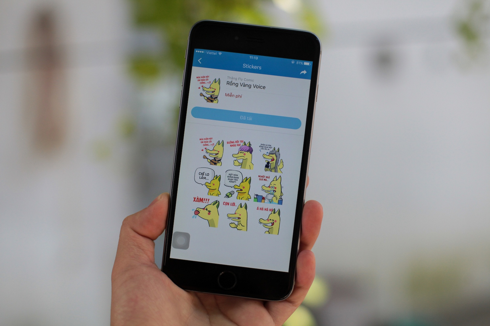 Zalo vua them bo sticker Rong Pikachu co am thanh hinh anh