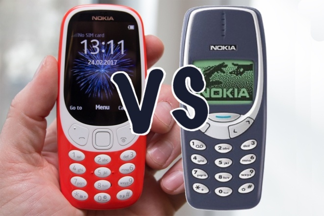10 khac biet giua Nokia 3310 cu va moi hinh anh