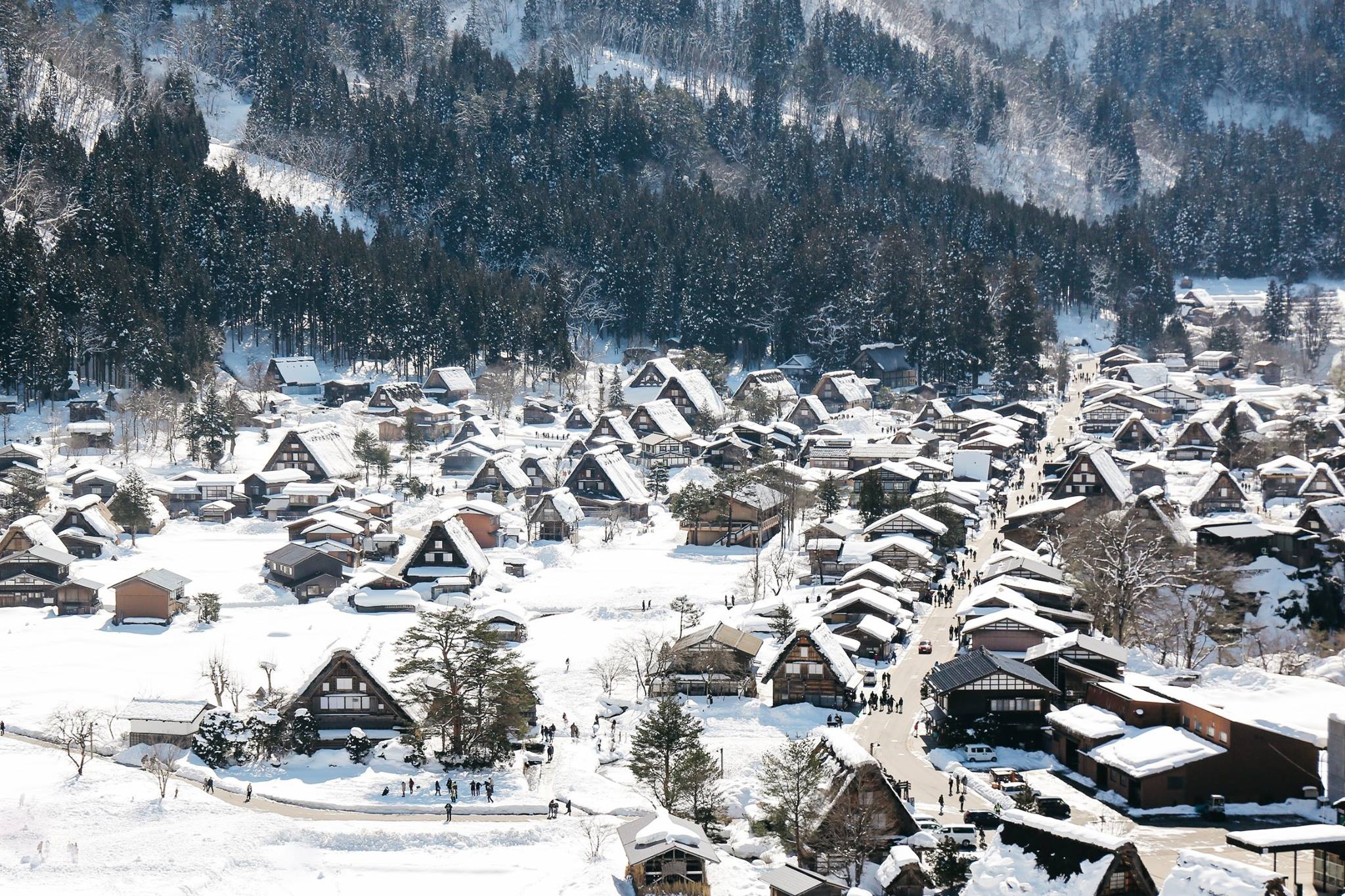 Làng cổ Shirakawago Nhật Bản ảnh 1 Lang co Shirakawago Nhat Ban anh 1