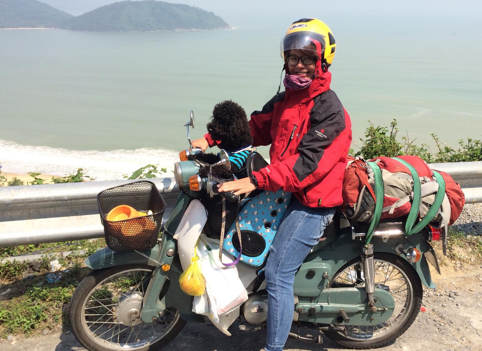 Hanh trinh xuyen Viet ve que an tet cua chu cho Poodle hinh anh