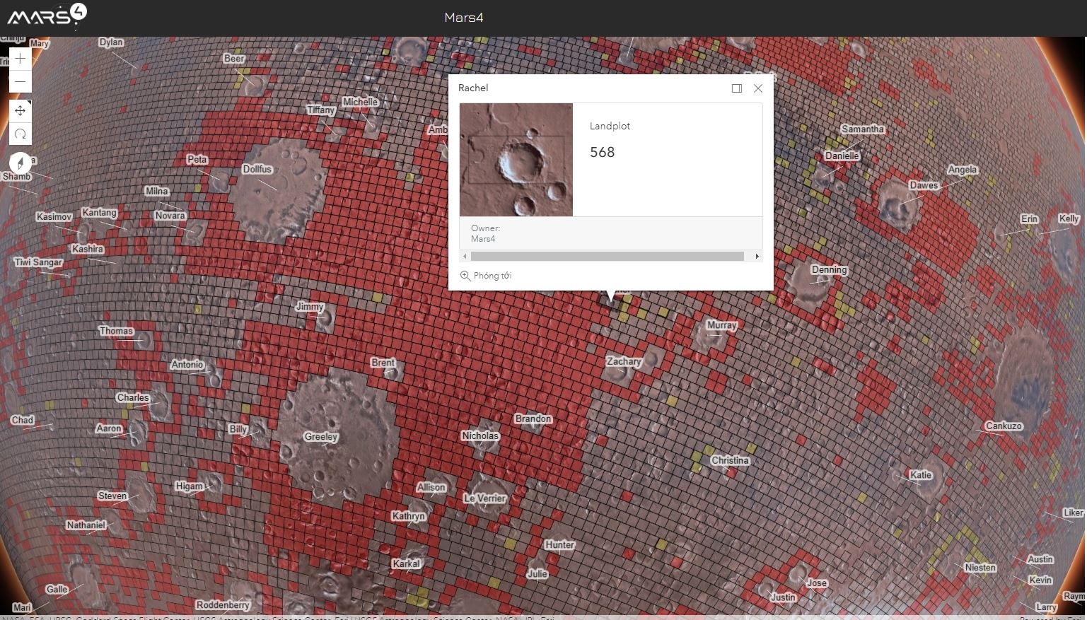 Nhieu nha dau tu tham gia mua dat tren Hoa tinh anh 1