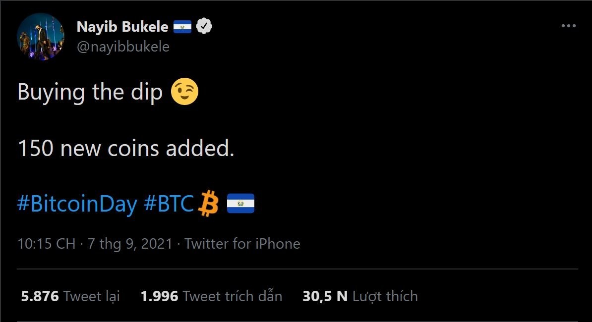 Tong thong El Salvador tiep tuc 'bat day' Bitcoin anh 1