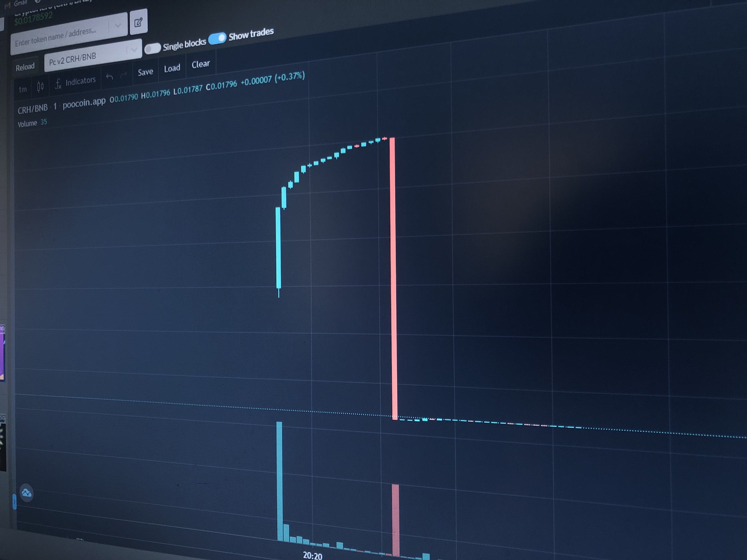 Loai coin giam gia 3.000% sau mot phut hinh anh