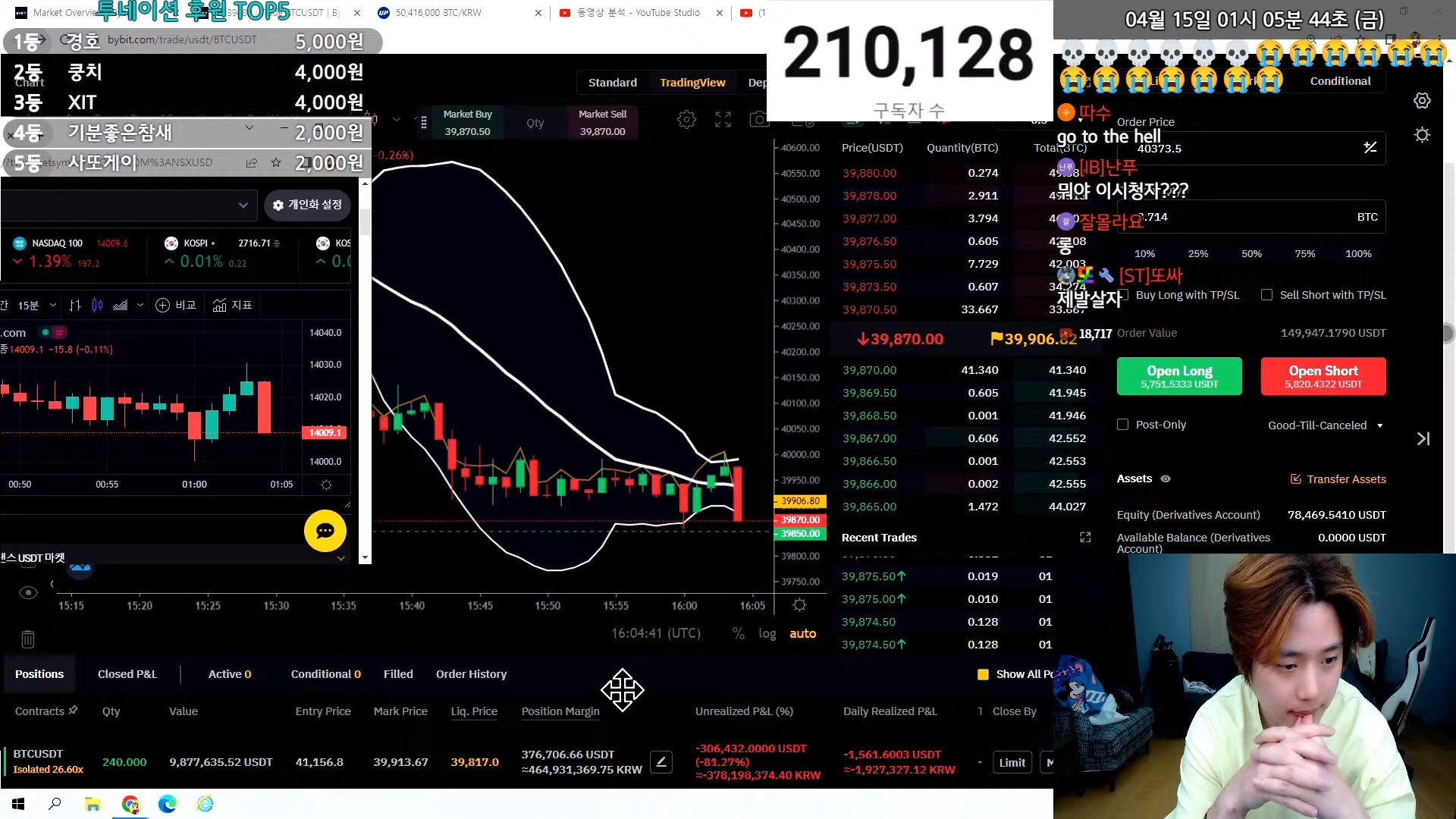 Trader nguoi Han tiep tuc “chay" 659.000 USD tren livestream anh 1