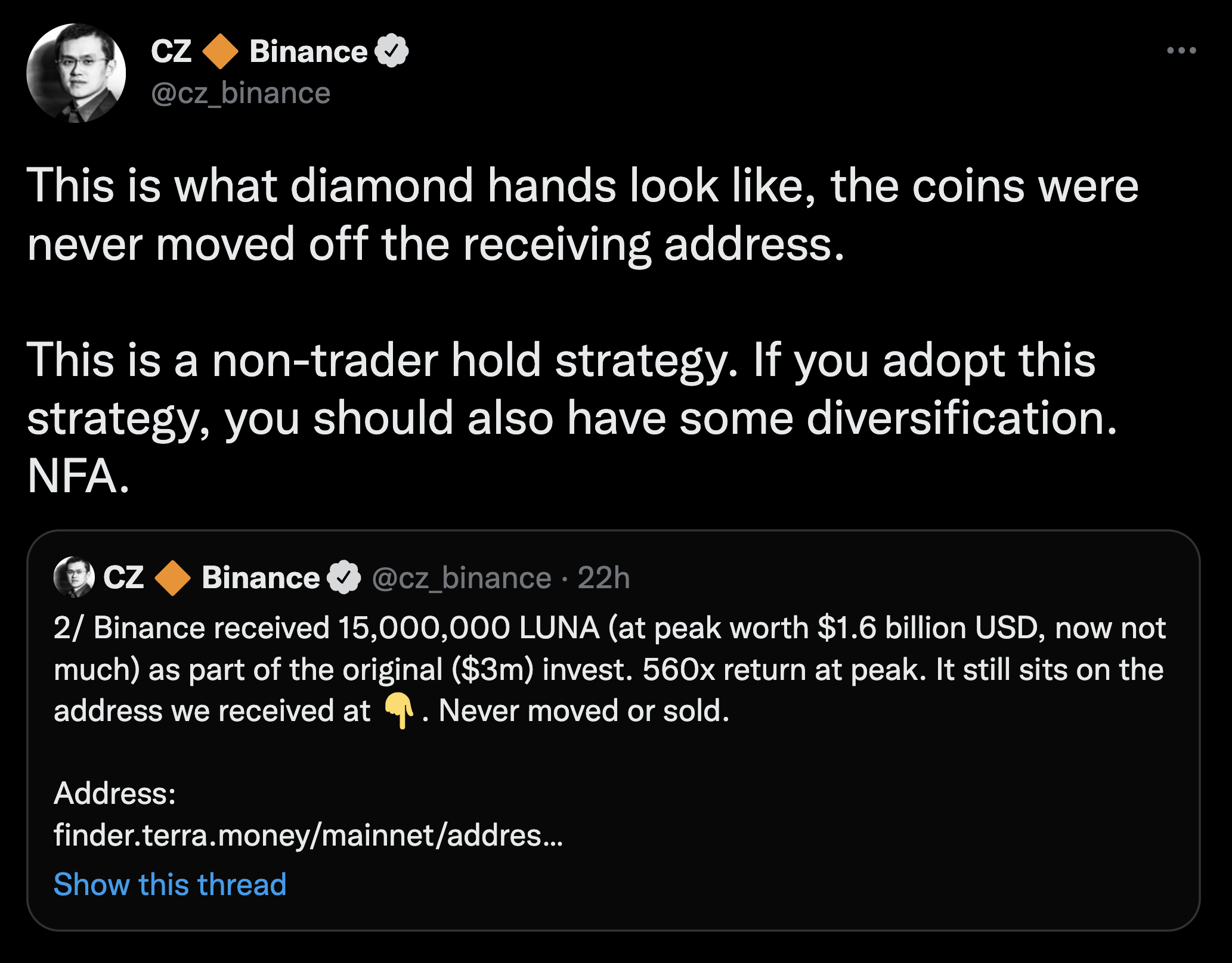 1, 6 ty USD LUNA cua Binance gio chi con 3.000 USD anh 1