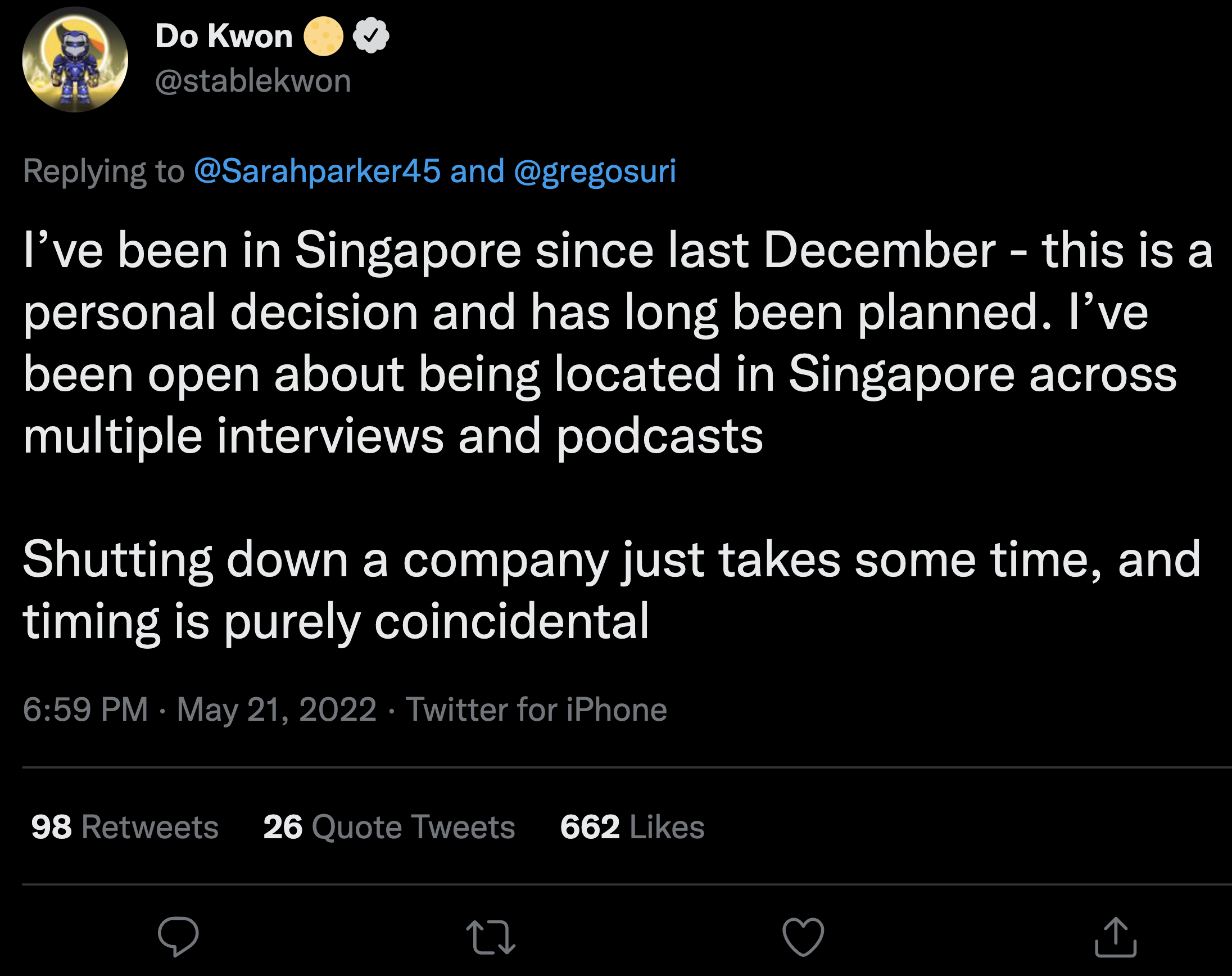 Do Kwon da tinh chuyen bo chay truoc cu sap LUNA anh 1