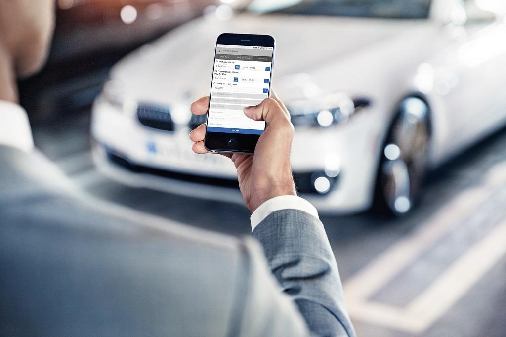 Ung dung THACO BMW - tien ich cham soc xe de dang hon hinh anh