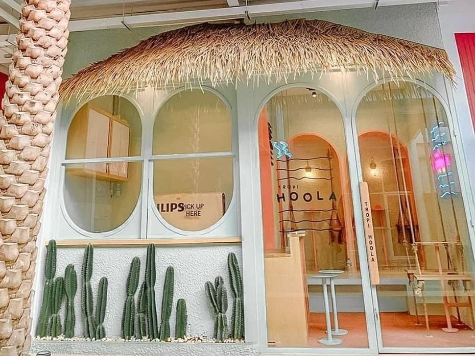 Tiem ca phe phong cach Hawaii moi mo o Thai Lan hinh anh