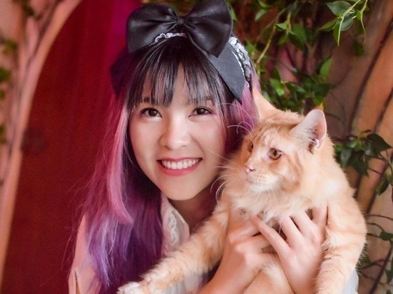 Lac vao xu so meo tai quan ca phe o Thai Lan hinh anh