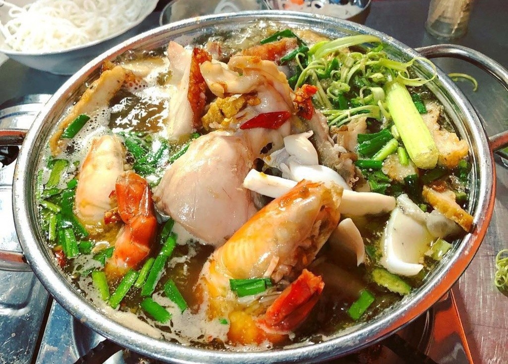 Tep rang cot dua va loat mon mien Tay hut gioi sanh an hinh anh