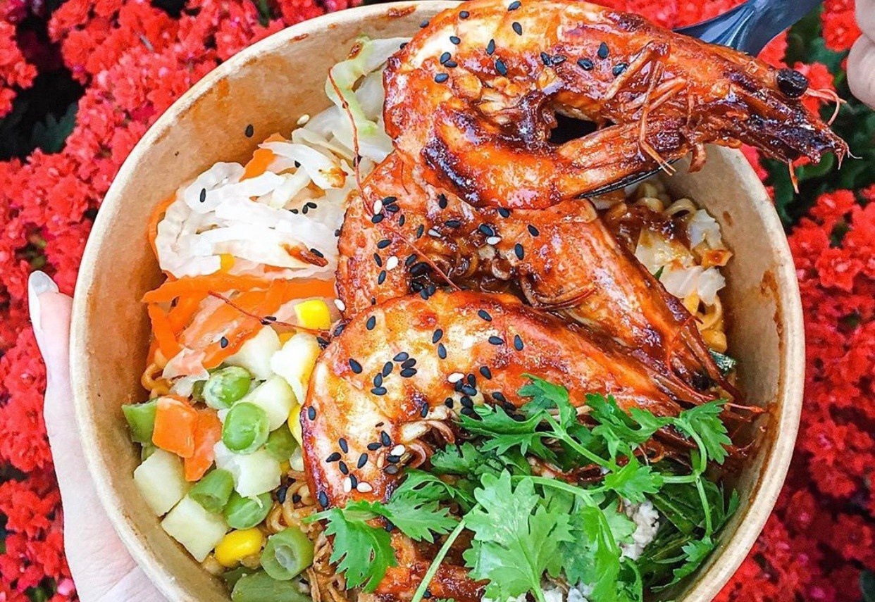 Mi, banh trang tron va loat mon de lam, hut gioi sanh an hinh anh