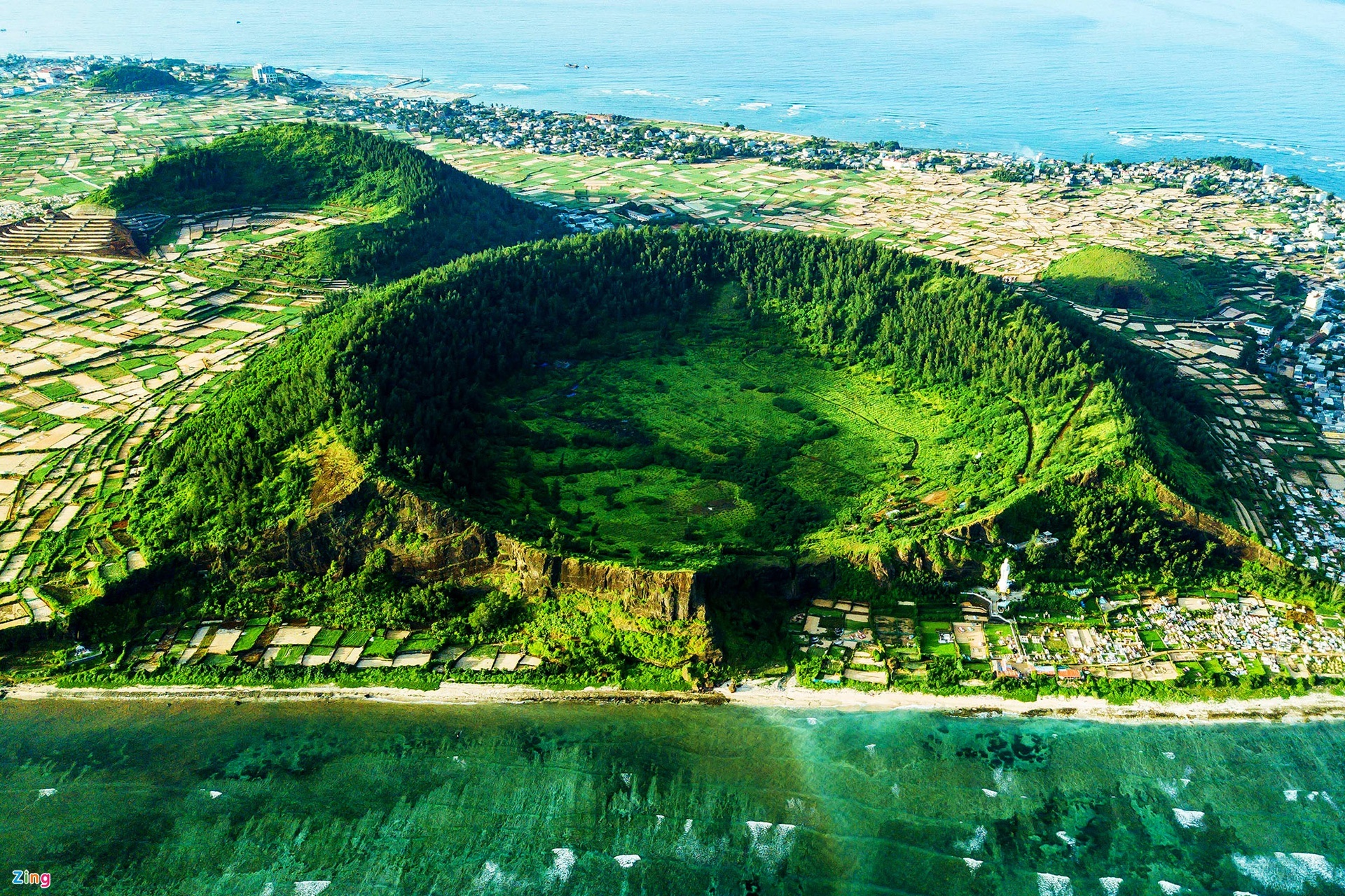 Ho nuoc ngot tren mieng nui lua duy nhat o Viet Nam hinh anh