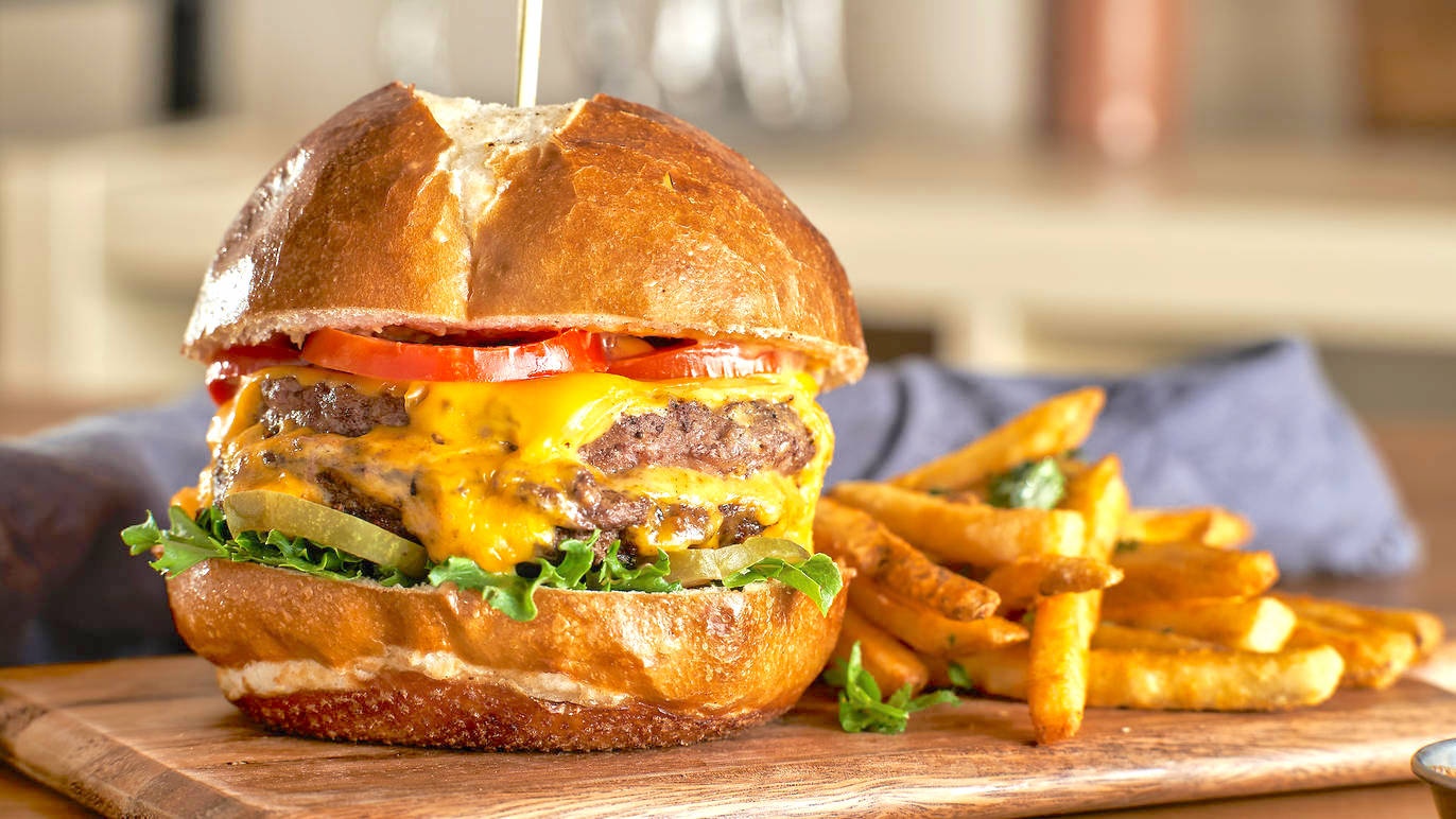 Cach lam hamburger ngon anh 1