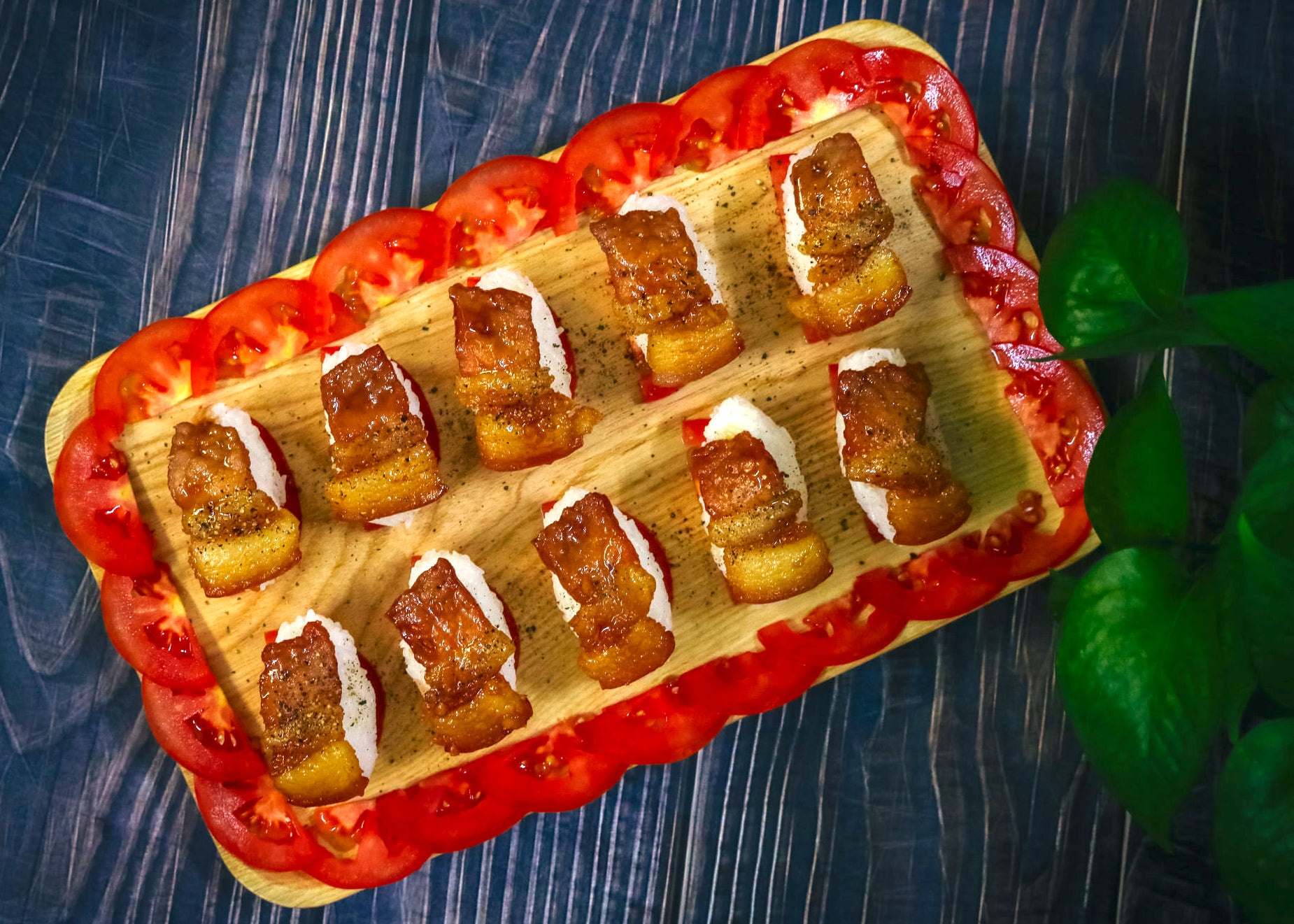 Bien tau mon an tu nguyen lieu co san hinh anh